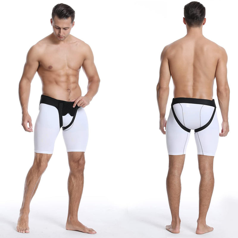 [Australia] - TAIKULE Hernia Belt Truss for Double Inguinal Hernia Support Brace X-Large Adjustable Waist Strap for Pre or Post-Surgical Scrotal, Femoral Comfortable Material double hernia 
