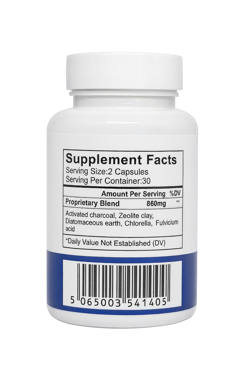 Paracleanse Balance – Stage 3 Binder Complex | Activated Charcoal, chlorella | 60 Vegan Capsules | UK Made | Clean Label Herbal Supplement Stage-03