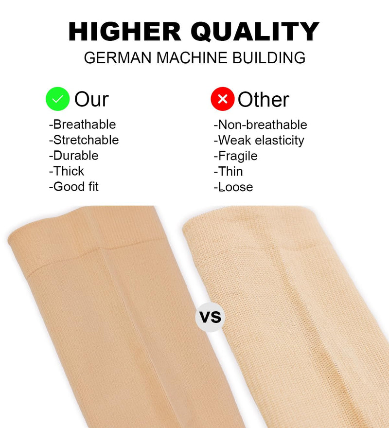 [Australia] - 3 Pairs of Medical Compression Stockings for Women and Men 20-30 mmHg, Thick Calf Support Stockings for Medical Varicose Veins Edema Flight 7XL 3x Mix01 