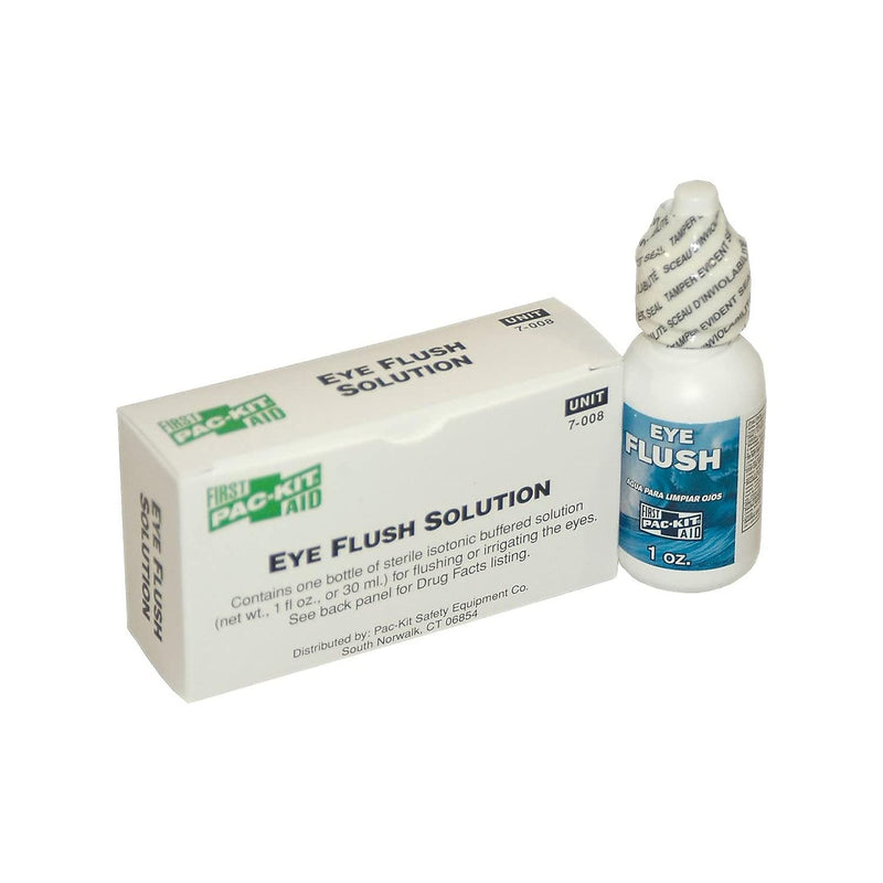 First Aid Only 7-008 Emergency Eye Wash Solution, 1 Oz. Bottle, White