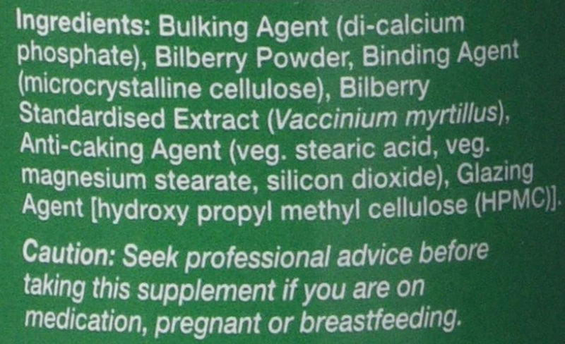 HealthAid Bilberry 30 Tablets