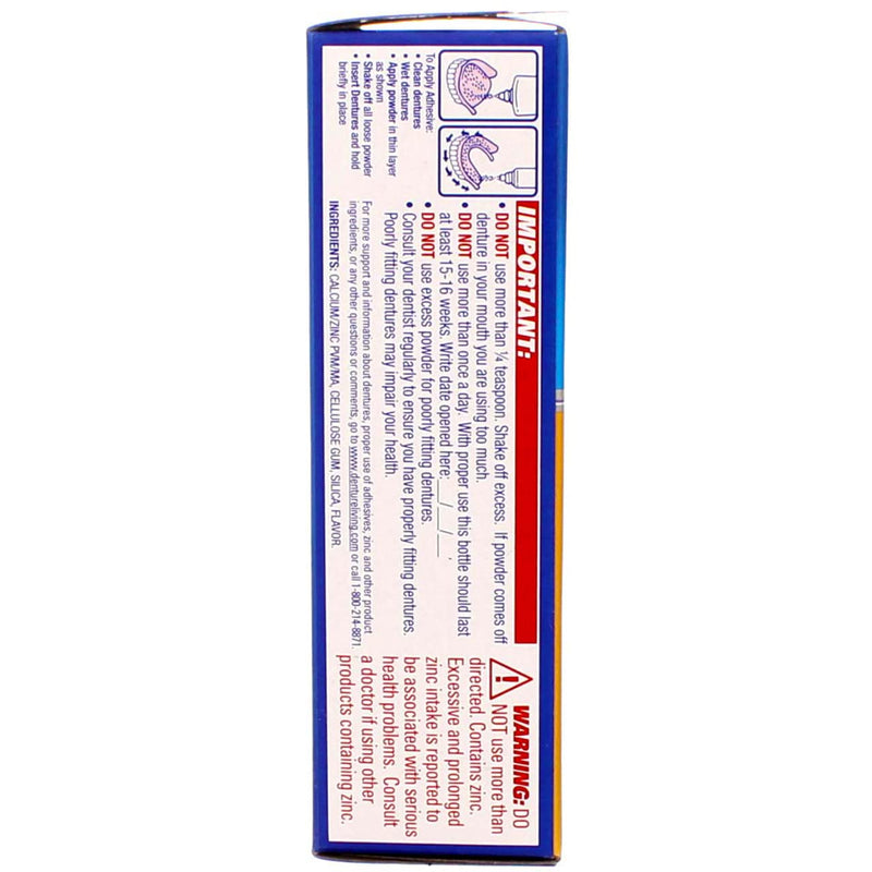 [Australia] - Fixodent Fixodent Denture Adhesive Powder Extra Hold, Extra Hold 2.7 Oz by Fixodent 