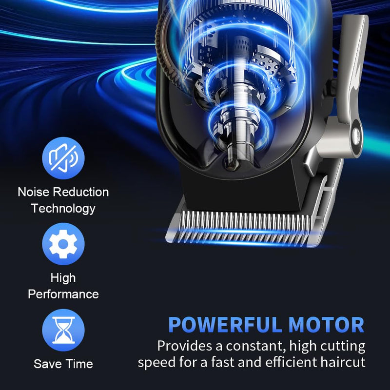 [Australia] - LQT® Hair Clippers for Men Professional, Body Hair Trimmer & Cordless Grooming Set with LED Display Zero Gap Clippers,Fade Haircut Kit, Electric Hair Cut Machines- Ideal Gifts for Men (Gold) Gold 