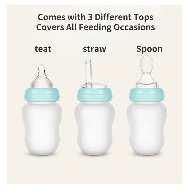 [Australia] - Drinking Aids Feeding Cup for Elderly Adults Disabled Patient Maternity Convalescent with three Style Lids straw spoon teat Drink Water Porridge Soup, Flow Control senior liquid Feeder 