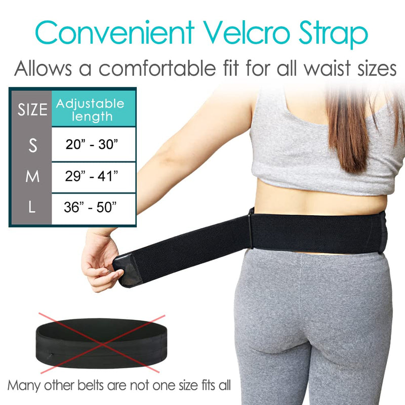 [Australia] - Breathable Peritoneal Dialysis Belt PD Catheter Holder with Mesh Pouch for G-Tube Feeding Tube Peg Tubing Accessories Transfer Set Fixation Medical Nursing Supplies Men Women Adult, Medium Medium (Pack of 1) 