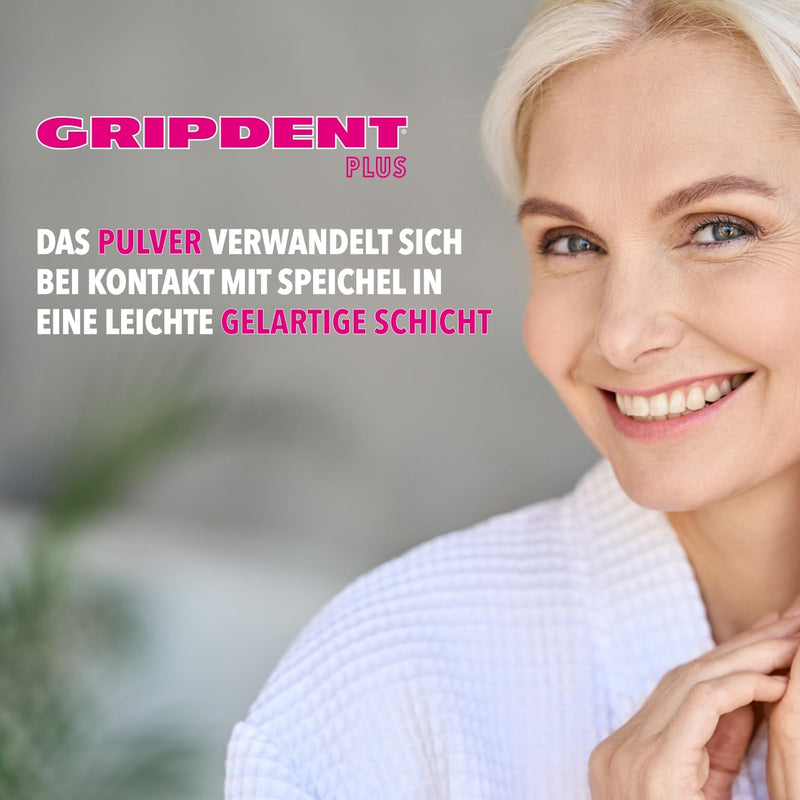 [Australia] - Gripdent Plus - super adhesive powder for dentures and dentures - non-irritating, easy to attach 
