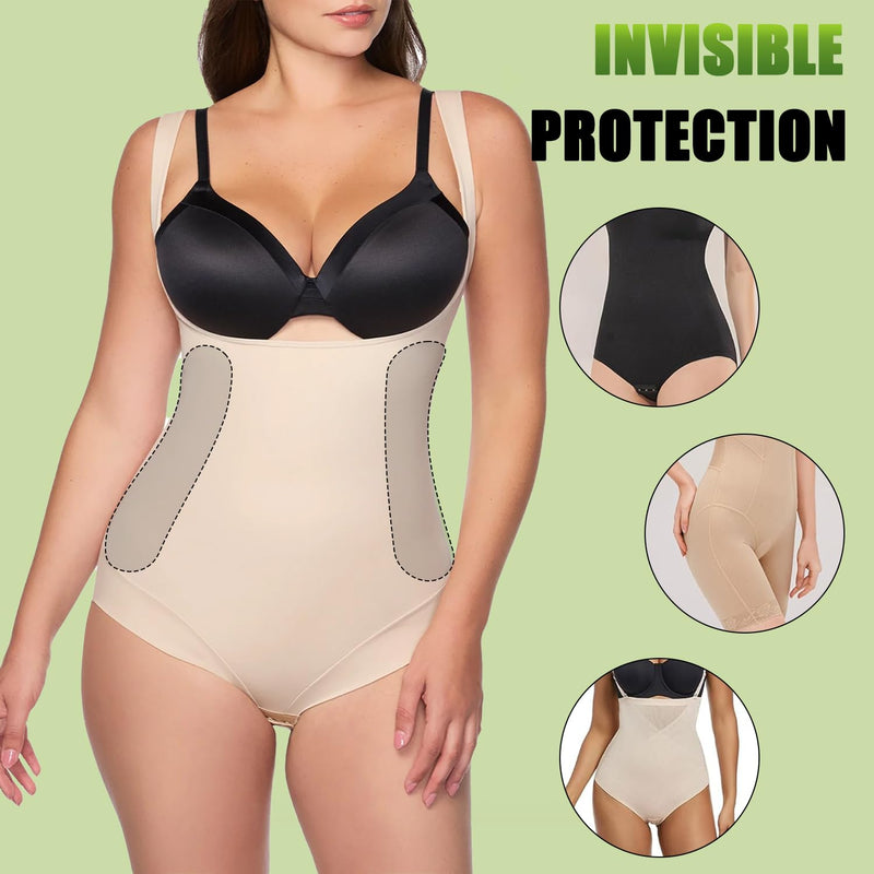 2PCS Post-Surgery Lipo Foam Pads, 11.8"x5.5"x0.5" Abdominal Compression Lateral Boards for Skin Firming & Waist Support, Black