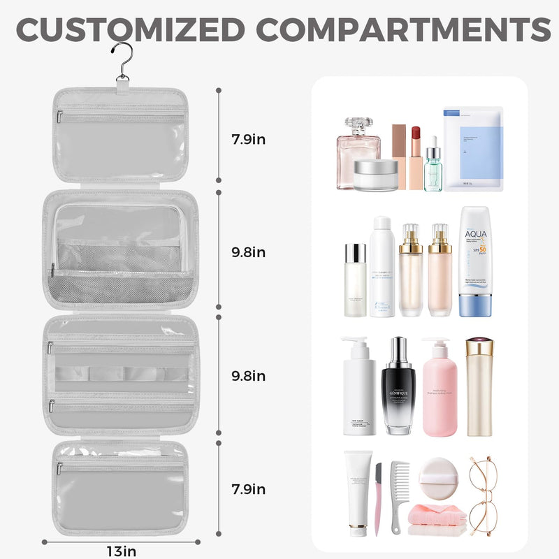 Compression Packing Cubes and Toiletry Bag