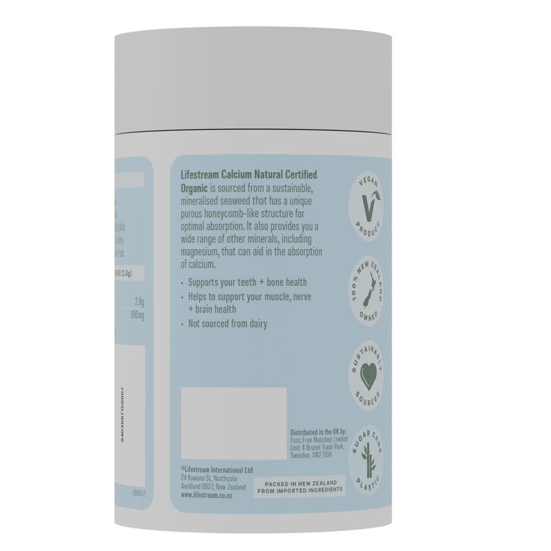 Lifestream Natural Calcium Powder, 100g