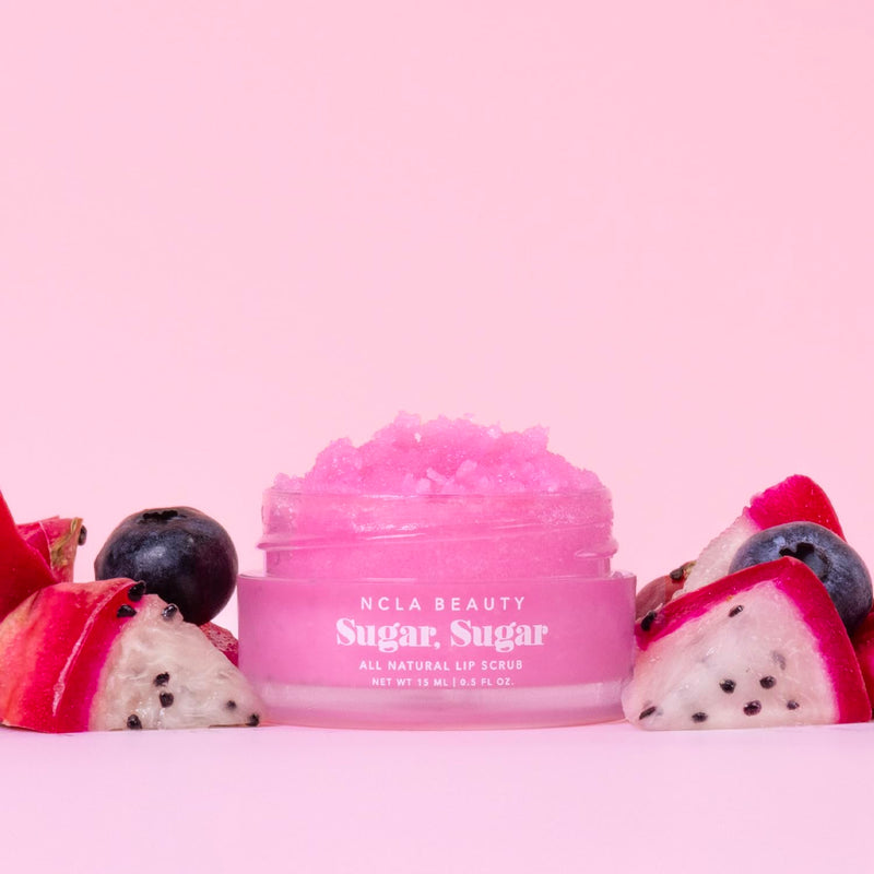 [Australia] - NCLA - Natural Sugar, Sugar Lip Scrub | Vegan, Cruelty-Free, Clean Skincare (Dragon Fruit + Acai Berry) Dragon Fruit 