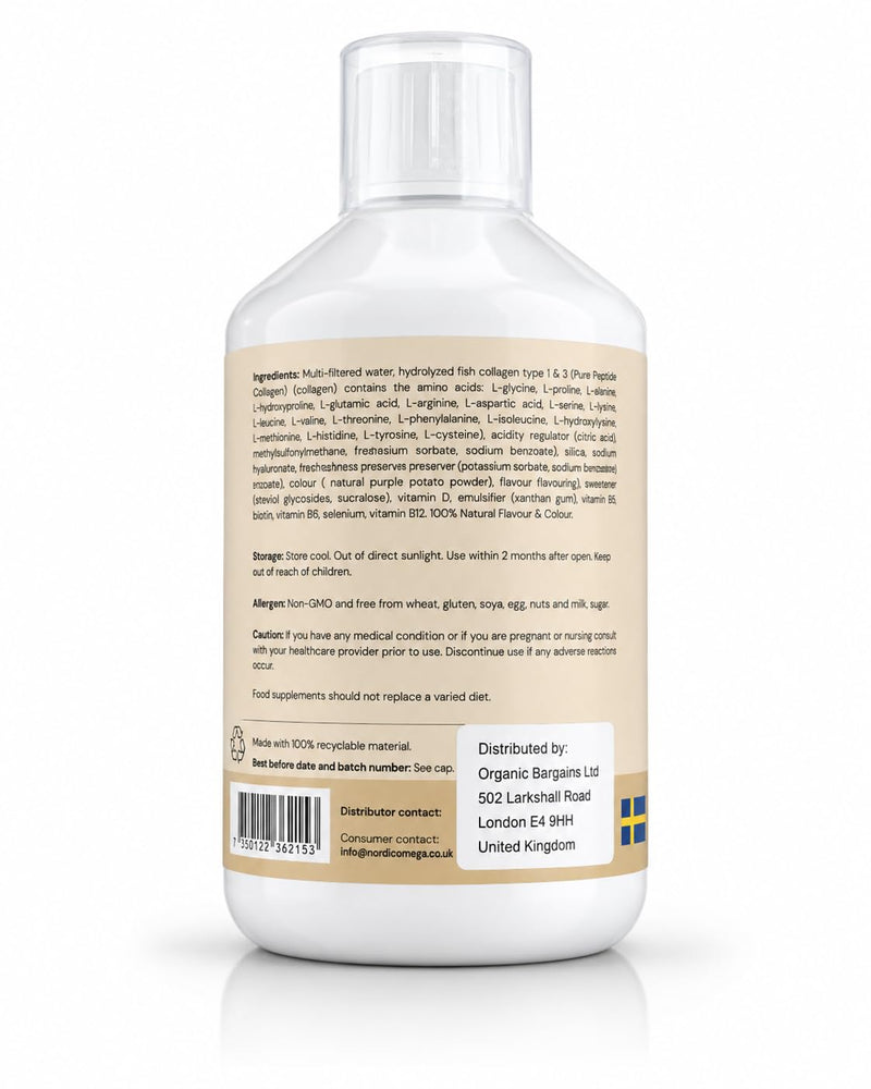 Marine Collagen Berry, 500ml, 2.2, 10000mg, Sugar Free (1) 1