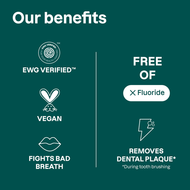 [Australia] - ATTITUDE Fluoride-Free Fresh Breath Toothpaste, Peppermint Flavor, Vegan & Cruelty-Free, Sugar-Free, Plant & Mineral-Based Ingredients, Clean Oral Care, 4.2 Oz 4.2 Ounce (Pack of 1) 