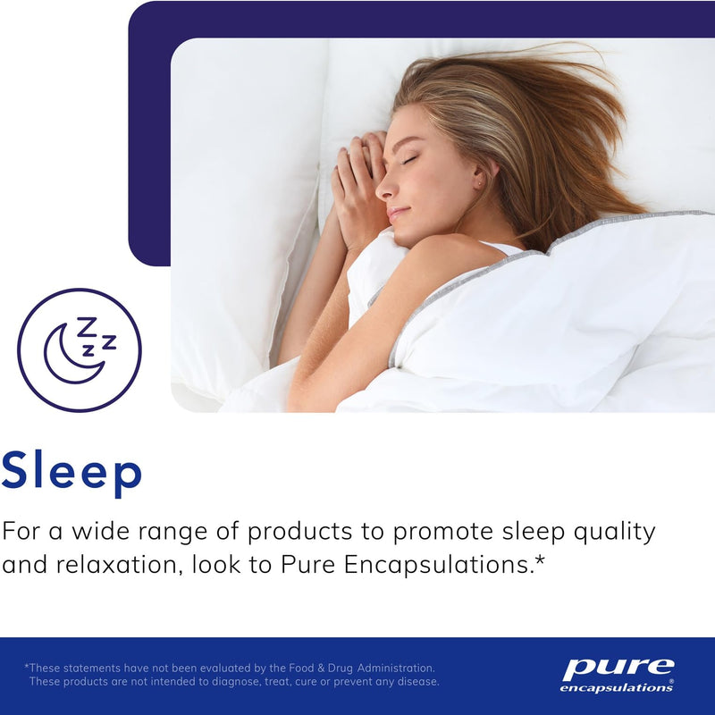 [Australia] - Pure Encapsulations Glycine - Supports Restful Sleep & Liver Detox* - Liver Supplement - Vegan & Gluten-Free - 180 Capsules Standard Packaging 