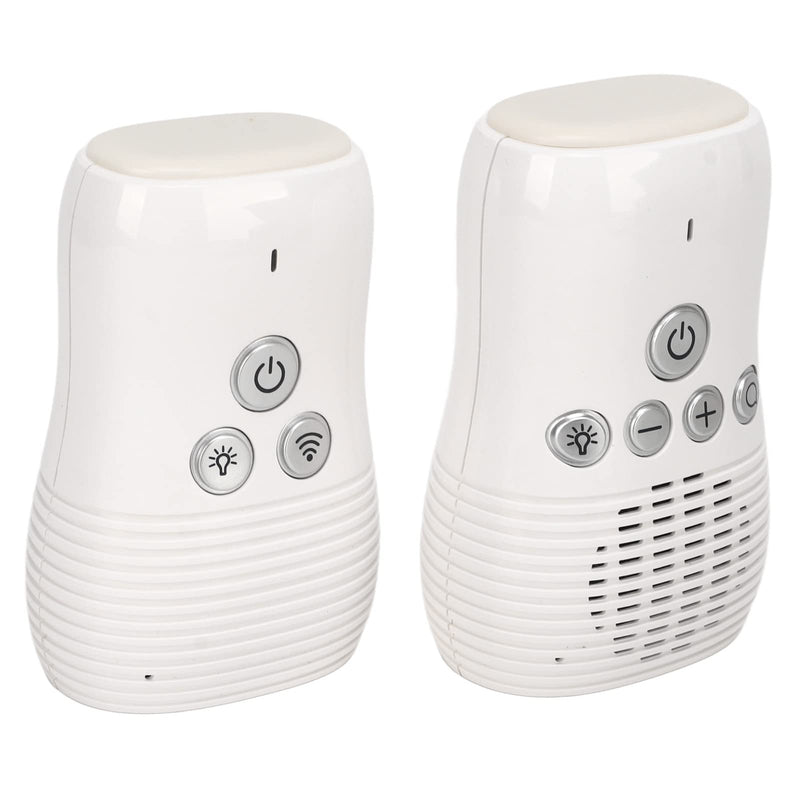 [Australia] - Baby Monitor, Audio Baby Monitor ABS White Two Way Intercom for Baby Room (US Plug) 