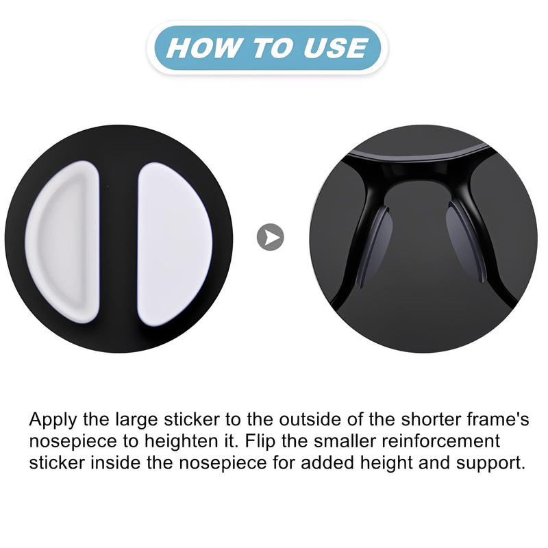 [Australia] - Adhesive Nose Pads for Glasses Anti Slip,30Pack Clear Stick On Silicone Nose Pads for Eyeglasses Sunglasses,0.75inch NoseGrips for Glasses Anti Slip,Translucent. 30 