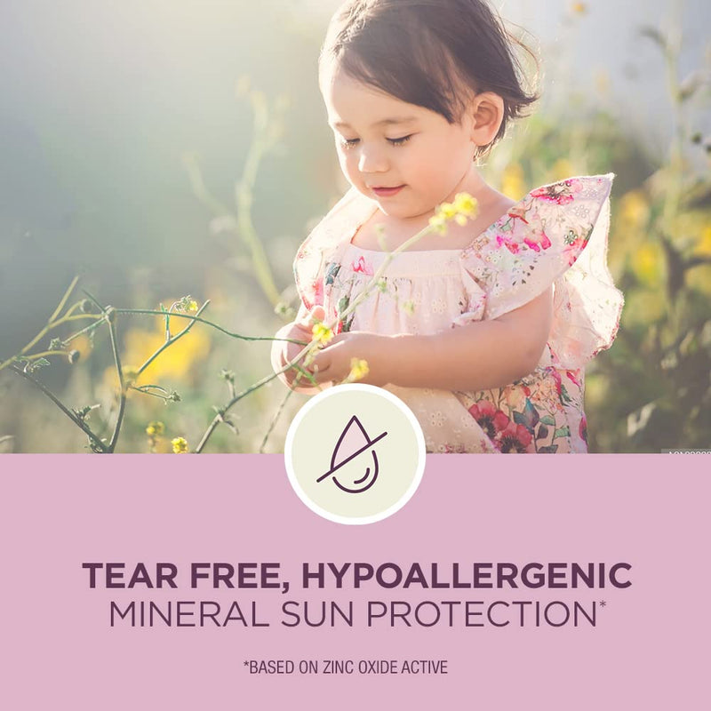 [Australia] - Coppertone Pure and Simple Baby Sunscreen SPF 50 Lotion, Zinc Oxide Mineral Sunscreen for Babies, Tear Free, Water Resistant, Broad Spectrum SPF 50 Sunscreen, 6 Fl Oz Bottle 