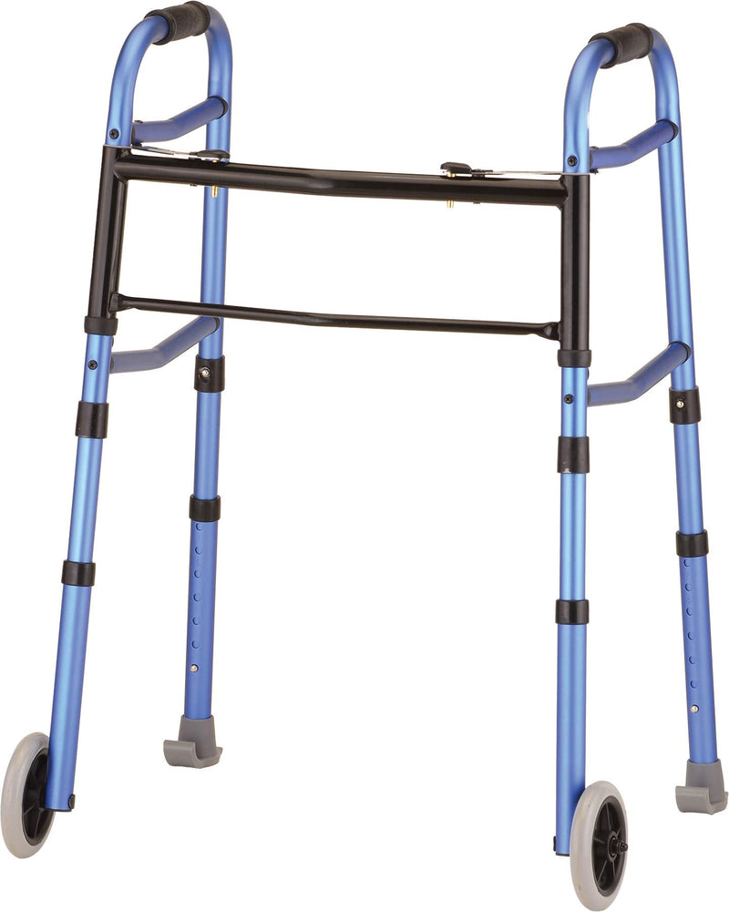 [Australia] - NOVA Medical Products Walker Glide Skis, Universal Fit, One Pair, Gray 