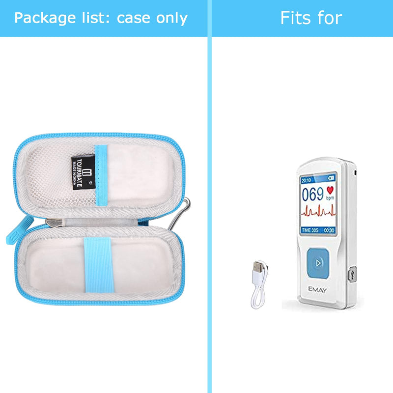 [Australia] - Hard Case Replacement for EMAY/CONTEC/SonoHealth Portable ECG Heart Rate Monitor 