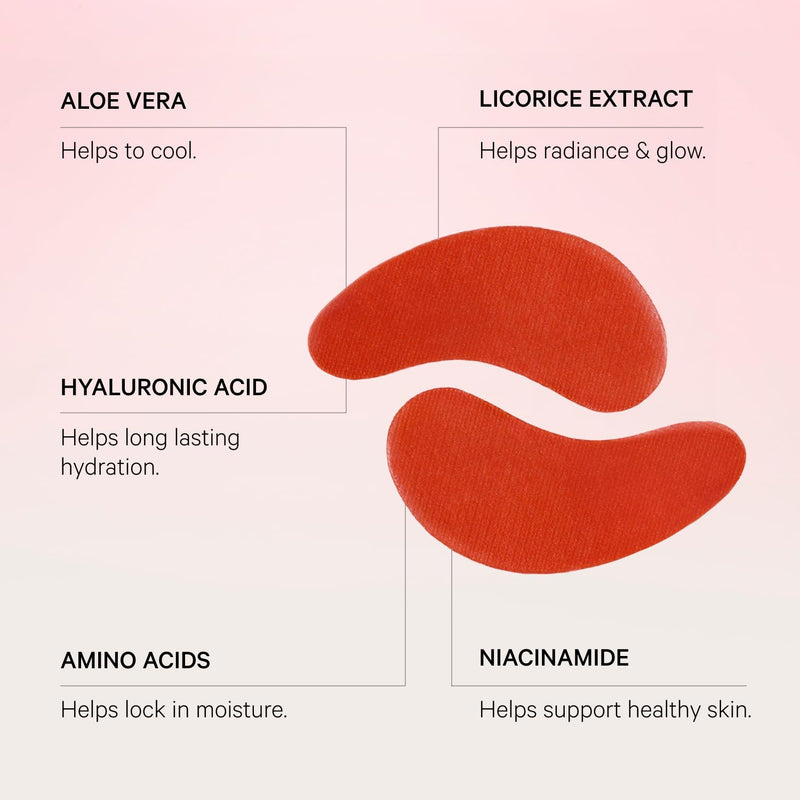 MZ SKIN Vitamin-Infused Meso Eye Mask | Hyaluronic Acid & Niacinamide Enhanced Hydrogel Treatment for Tired Eyes, Perfect For Anti-Aging, Wrinkles, Fine Lines & Dark Circles, Fragrance Free Pack of 1