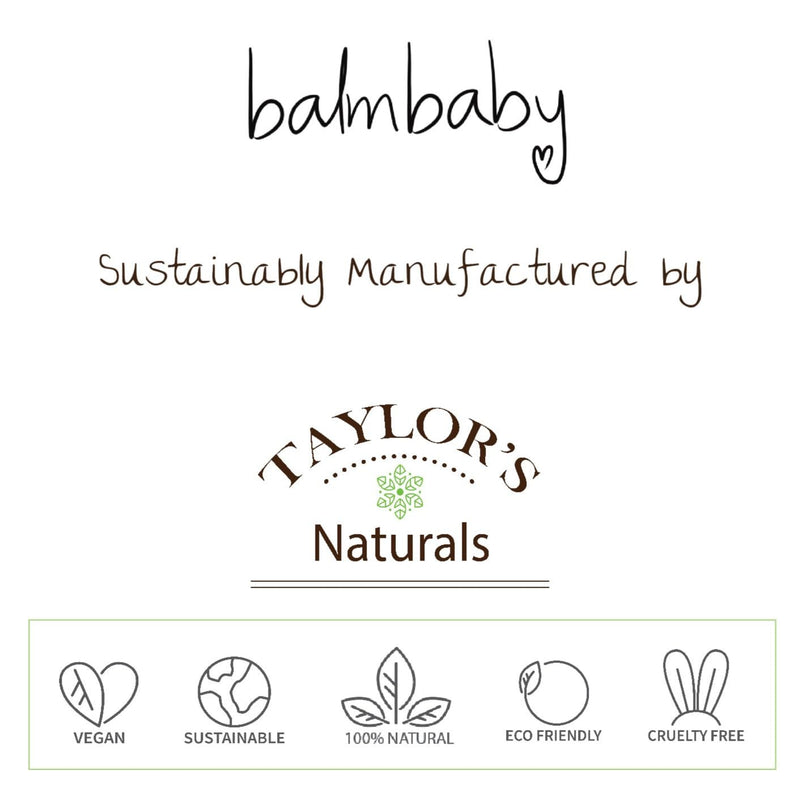 Balm Baby Natural Baby Teething & Calming Tincture - Calms, Soothes Gums and Discomfort – Vegan - Glass Bottle with Glass Dropper (4oz) 1 Count (Pack of 1) Sweet Glycerin