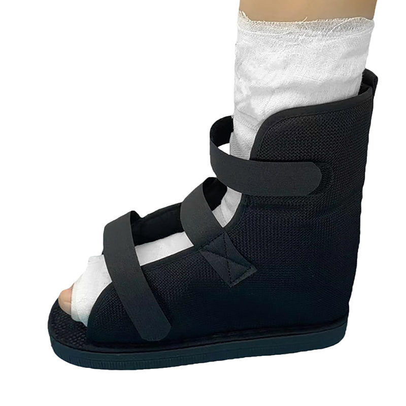 JIAHG Fracture Recovery Shoes Gypsum Shoe Sock Cover Rehabilitation Shoes Foot Fracture Support Open Toe Plaster Cast Boot Post-Injury Protection Cast Shoe for Swollen Feet Bone Healing Support X-Large