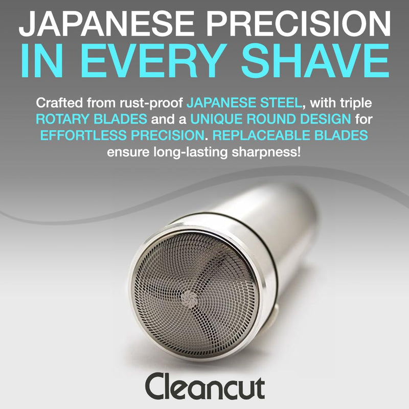 [Australia] - Replacement Kit for Cleancut ES412 Personal Shaver - Blade and Foil Head Replacement for Precision Shaving - Includes New Blade, Foil & Cap - Made in Japan, Easy to Install K30sp 