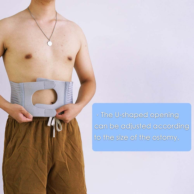 [Australia] - Ostomy Belt, Adjustable Stoma Support Belt Portable Ileostomy Colostomy Belt,Universal Ostomy Belt Helps Protection Ostomy Bag Medium 
