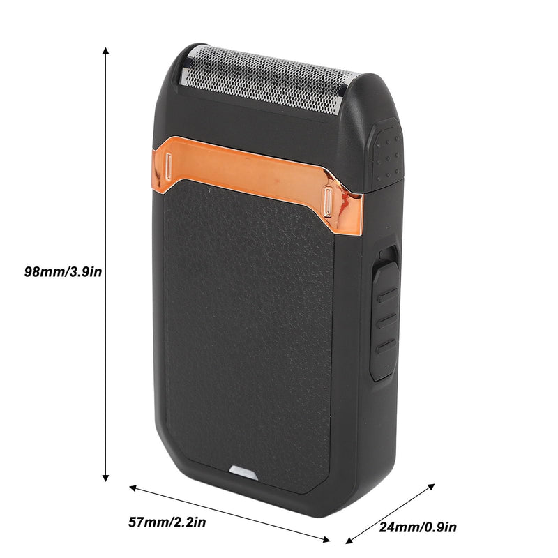 Electric for Men, Rechargeable Reciprocating Electric Shaver Beard Trimmer with Removable Blades, Clean Brush, Portable Travel Electric Beard for Face Care