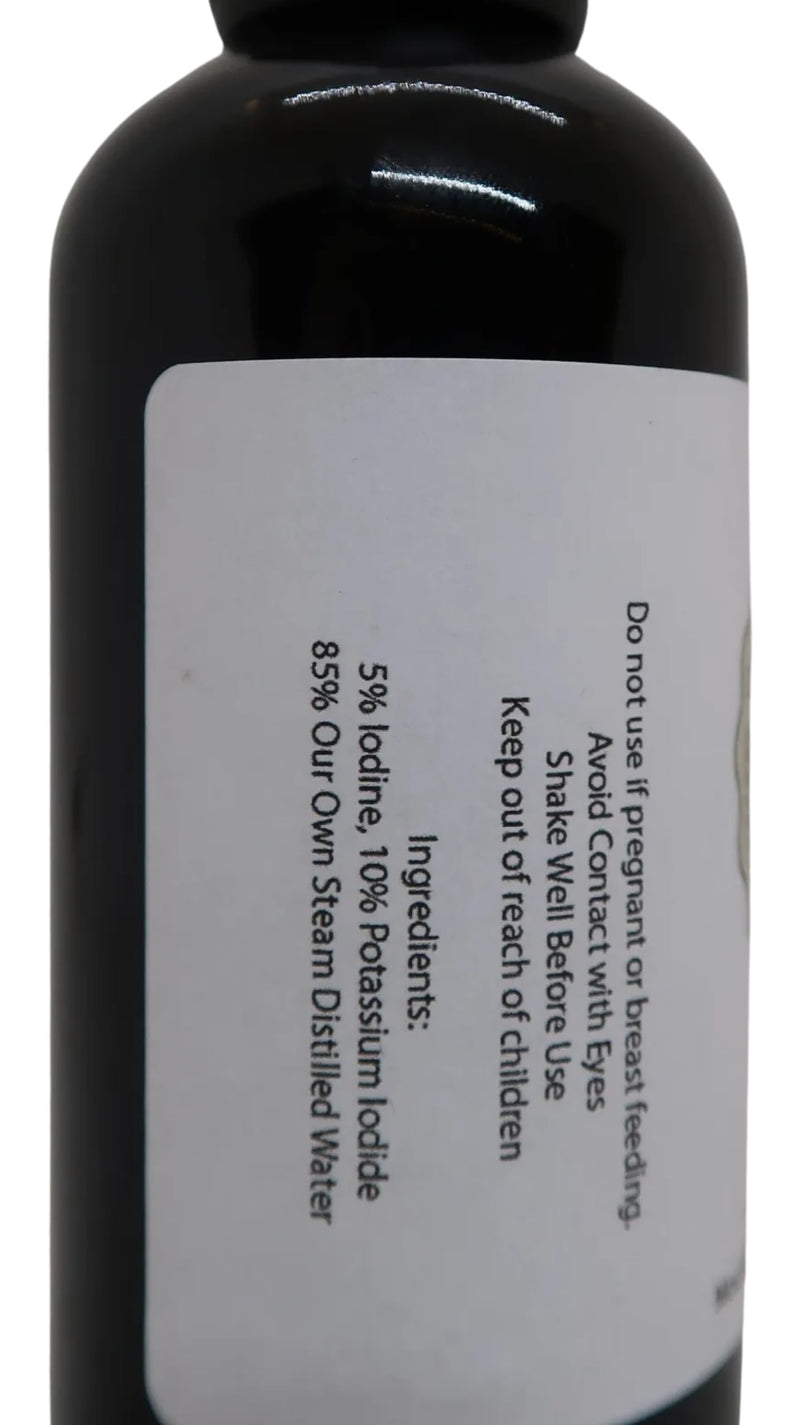 Lugols Iodine Solution 15% - 100ml - with Glass Pipette