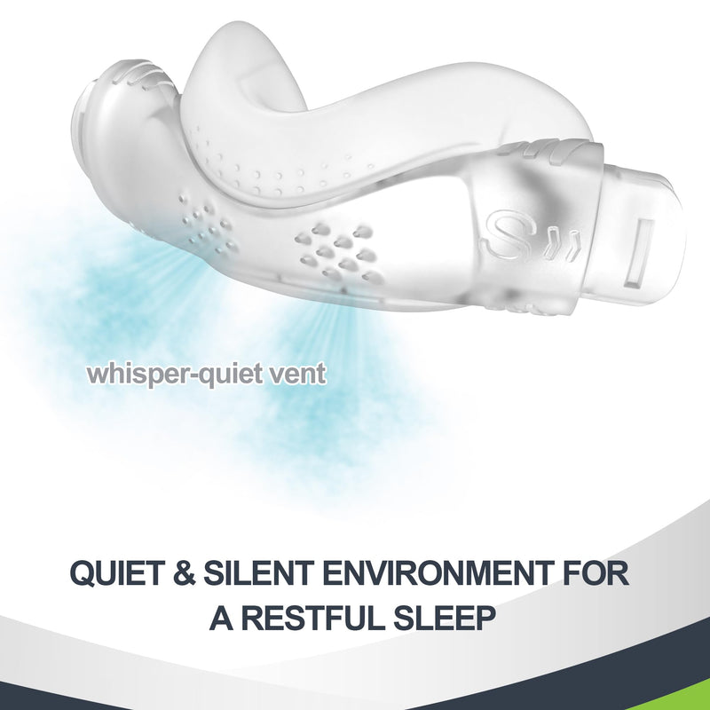 [Australia] - Replacement for N30i Small Nasal Cushion, Soft Curved Cradle Around The Nose, Latex-Free and No air-Leakage 