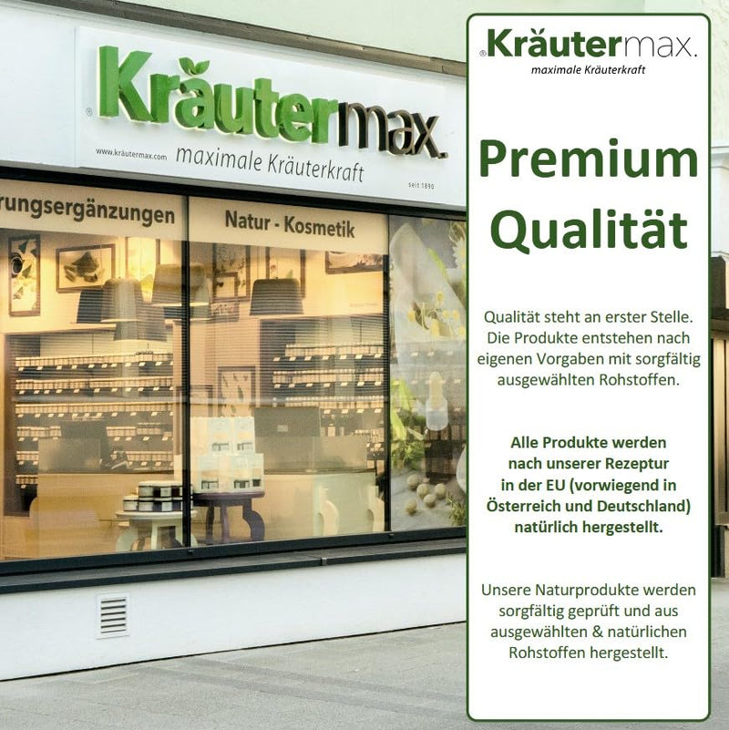 Kräutermax - Plant Fluid Valerian+ - Distillate in Glass - Vegan - Sustainable Packaging Thanks to Amber Glass Bottle - 50 ml