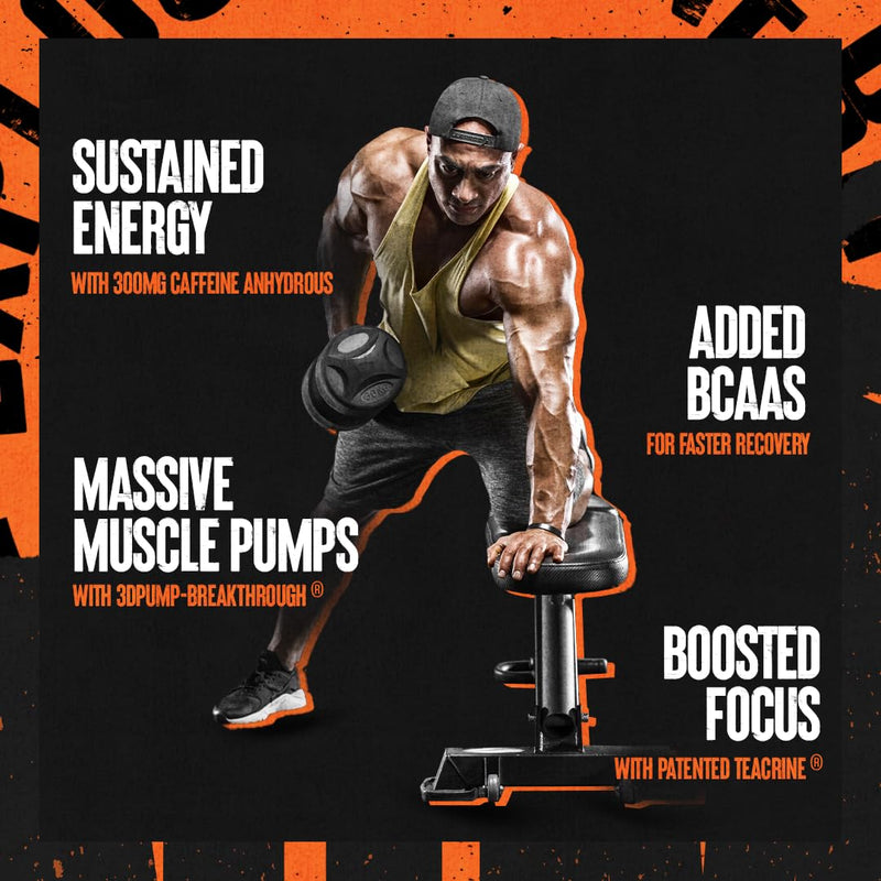 [Australia] - Animal Primal Muscle Hydration + Preworkout Powder ‚Äì Contains Beta Alanine, 3DPump, Caffeine & Electrolytes ‚Äì Improves Energy, Focus, Endurance & Absorption ‚Äì Strawberry Watermelon Flavor, 17.9 oz 25 Servings (Pack of 1) 