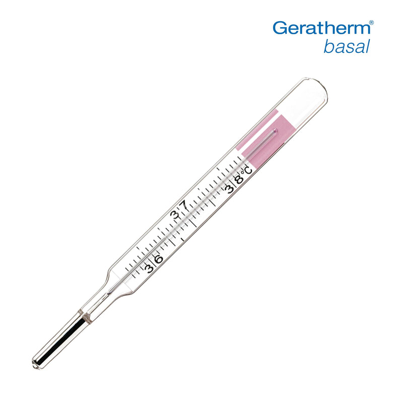 [Australia] - GERATHERM basal analog – basal thermometer analog/basal thermometer for cycle control incl. evaluation table/basal thermometer desire to have children – Made in Germany 