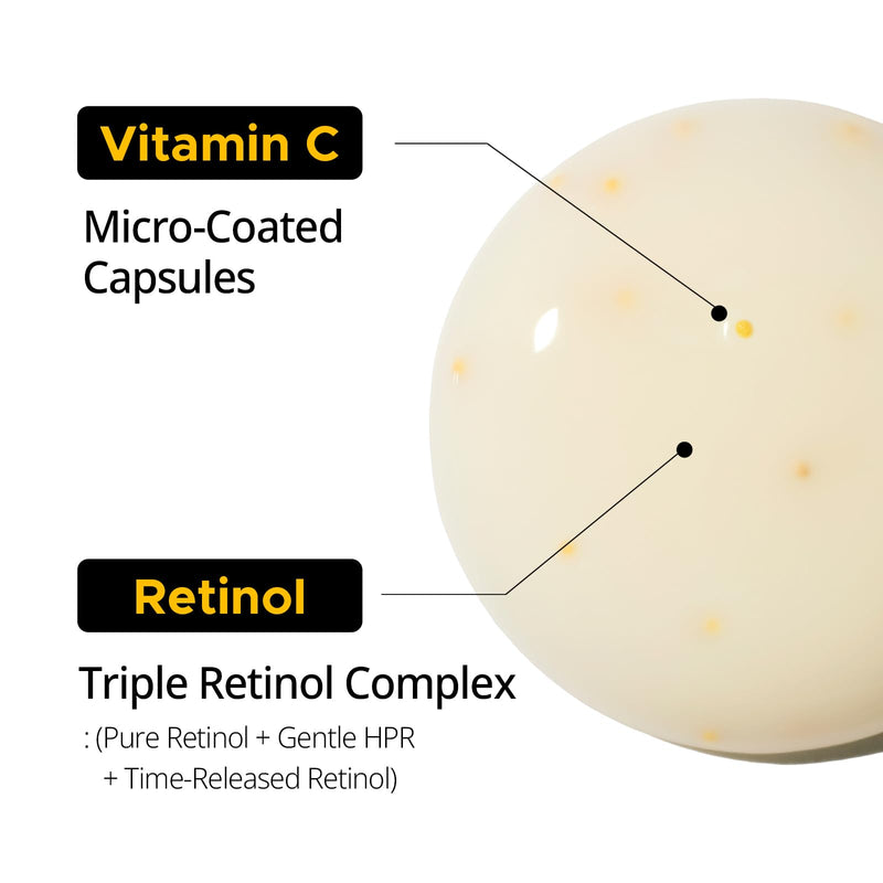 PRIMERA (PRMR) 𝐘𝐨𝐮𝐭𝐡 𝐑𝐚𝐝𝐢𝐚𝐧𝐜𝐞 𝐕𝐢𝐭𝐚𝐭𝐢𝐧𝐨𝐥 𝐒𝐞𝐫𝐮𝐦 - Retinol with Vitamin C Bundle SET VitaminC, Korean Skin Care, Moisturizing, Shiny, Elastic, Lifting, 0.7 oz (21 g *2) 0.7 Ounce (Pack of 2)