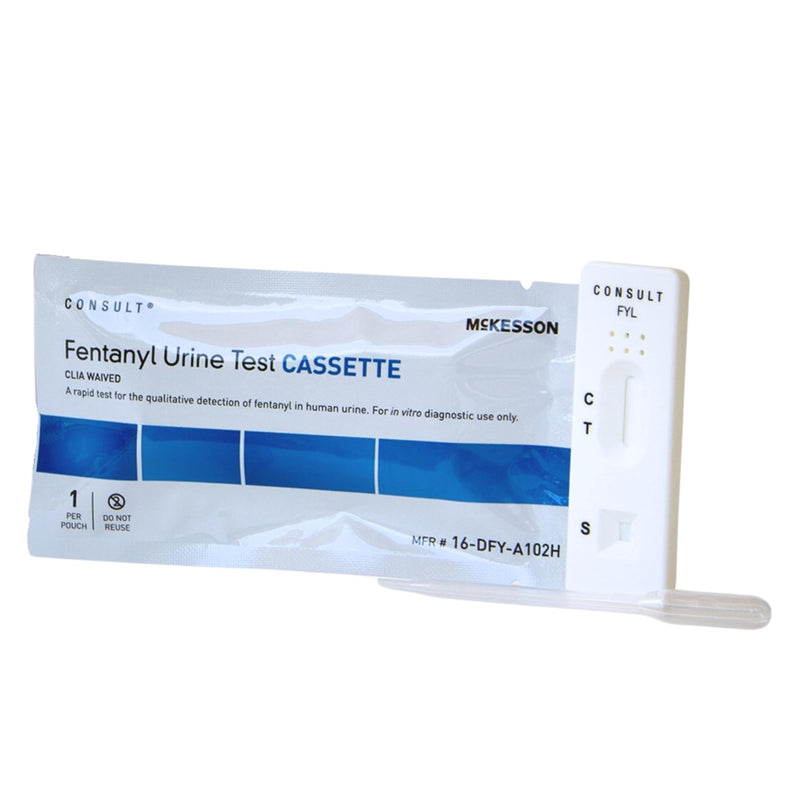 McKesson Fentanyl Urine Test Kit Cassette, 5 Test | One-Step Quick and Accurate Results, Easy-to-Read Cassette, CLIA Waived
