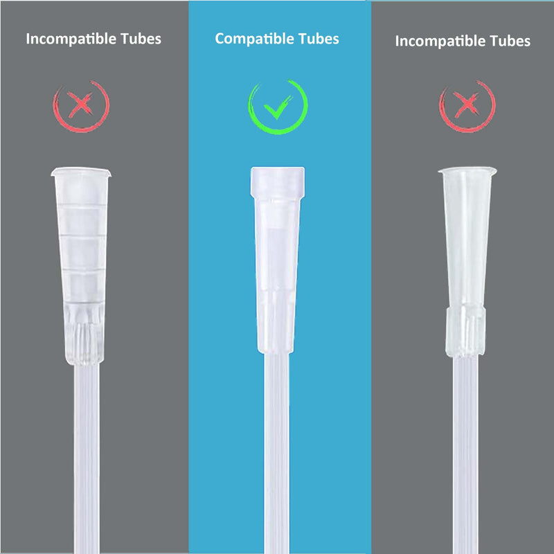 [Australia] - 5PCS Oxygen Tubing Swivel Connector Supply for Home Oxygen, 360 Degree Swivel, Avoid Tube Tangles, Oxygen Concentrator Accessories 
