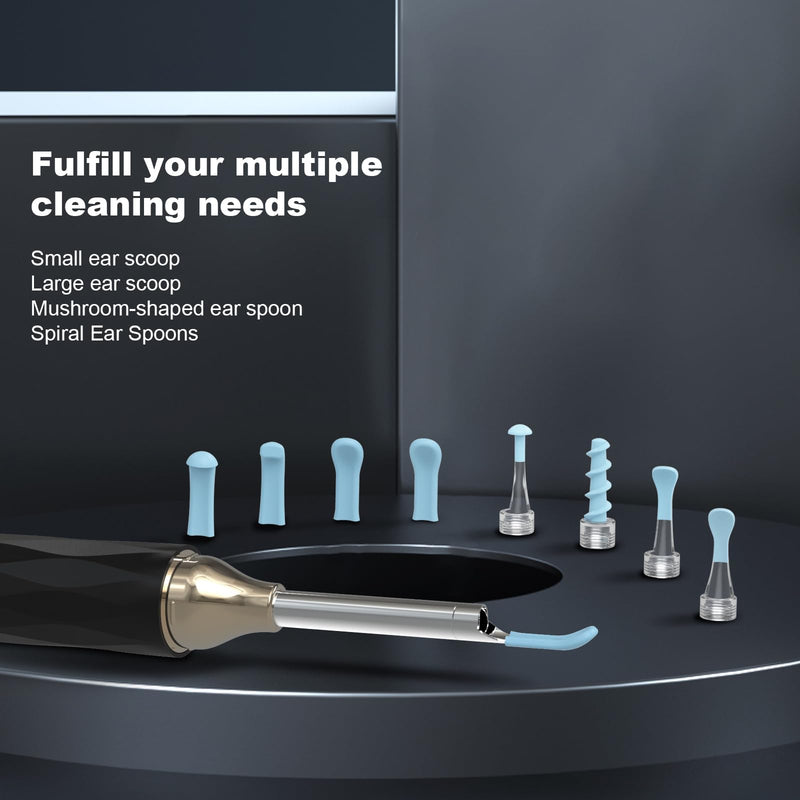 [Australia] - EarFairy Earwax Remover Otoscope Wifi Ear Cleaner Camera HD Wireless Waterproof Ear Mirror 360° Wide Angle Ear Cleaner with 3.5mm Lens and 6 LEDs for iPhone, iPad and Android Smartphones 
