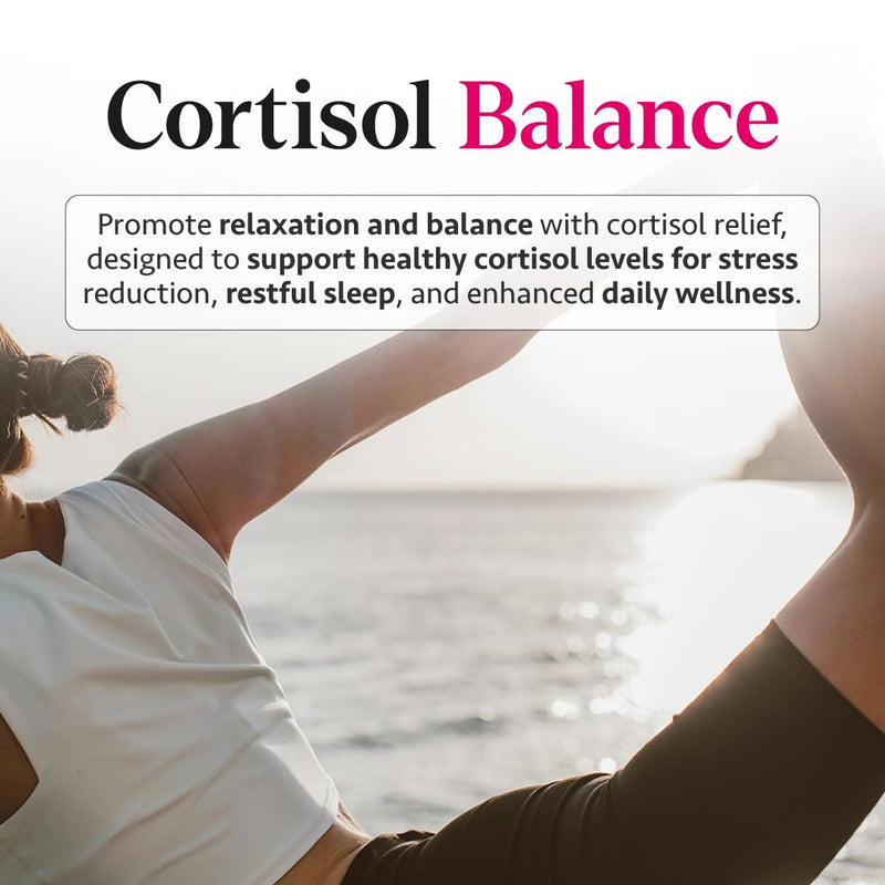 [Australia] - Ayurvedic Hormone Balance for Women | Cortisol Manager | Regulates Estrogen | Made in USA | Ashwagandha, Rhodiola, & Shatavari | Mood, Energy, & Sleep Support | Stress Relief | 60 Ct. - OSH Wellness 