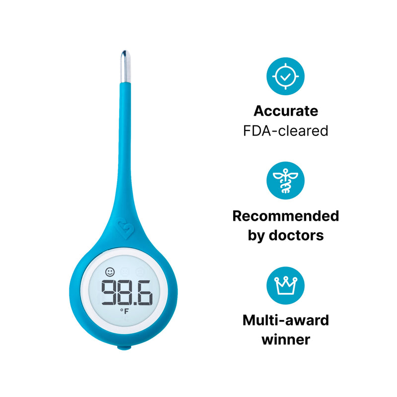 [Australia] - Kinsa Smart,Fever, Digital Medical Baby, Kid and Adult Termometro - Accurate, Fast, FDA Cleared Thermometer for Oral, Armpit or Rectal Temperature Reading - QuickCare Original version 
