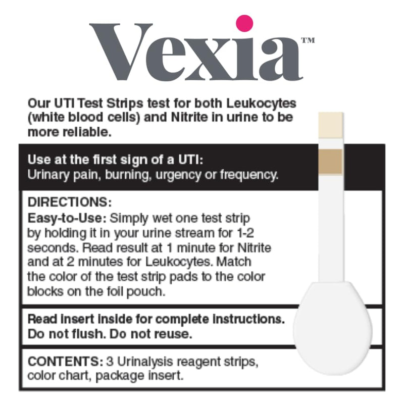 Urinary Tract Infection UTI Test Strips 3ct