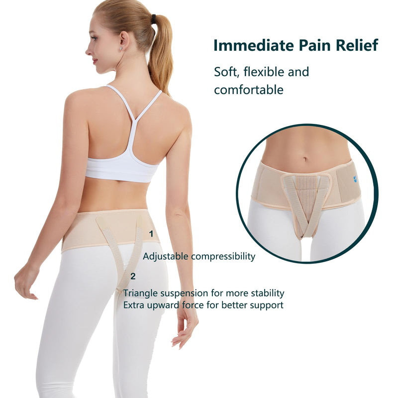 [Australia] - Pelvic Support Belt Uterus Support Belt Women's Brace for Treating Dropped Bladder, Uterine Prolapse, Vulvar Varicosities, Postpartum and Symphysis Pubis Dysfunction Large 