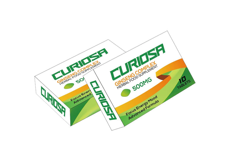 Ultra Strong CURIOSA Green Power 500mg | Stronger | Longer | Harder | Performance | Extra Strength Enhancing Pills, Stamina Endurance Booster Supplement Pills for Men | 10 Ginseng Herbal Tablets