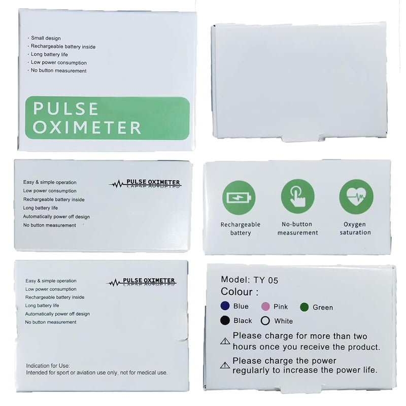 [Australia] - Fingertip Pulse Oximeter, 4 Data Pulse Oximeter with Respiratory, Respiration Rate Monitor, Oximeter for Sports Aviation Use Only (purple) 