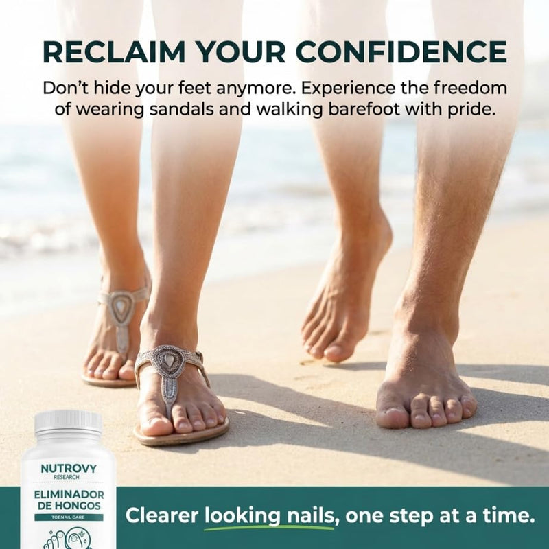vitalleap Nutrovy Eliminador De Hongos-Non-GMO Ingredients,Free from Gluten and Soy. Vegan-Friendly, 60 Capsules.