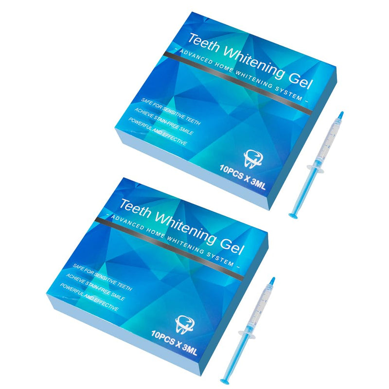 [Australia] - 20pcs 3ml Teeth Whitening Gel Syringes, Refills 35% CP Bleaching Gel Kit Tooth Whitener Gel for Home Use 