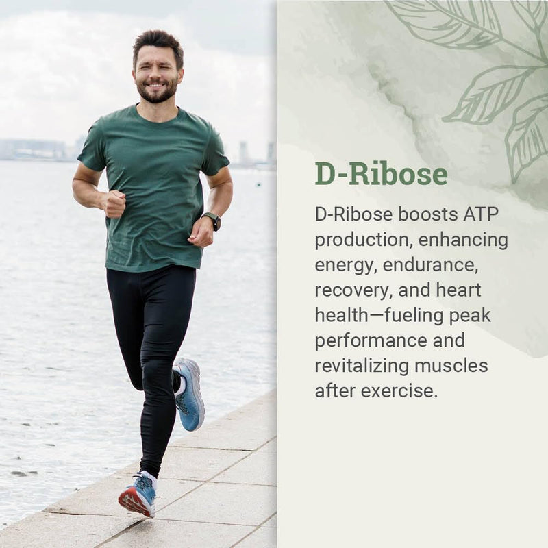 [Australia] - Earth Harmony D-Ribose Powder 5000mg - Great for Exercise Performance, Post-Workout, and Heart Health - Similar to D Ribose Capsules - 17.6 Oz 