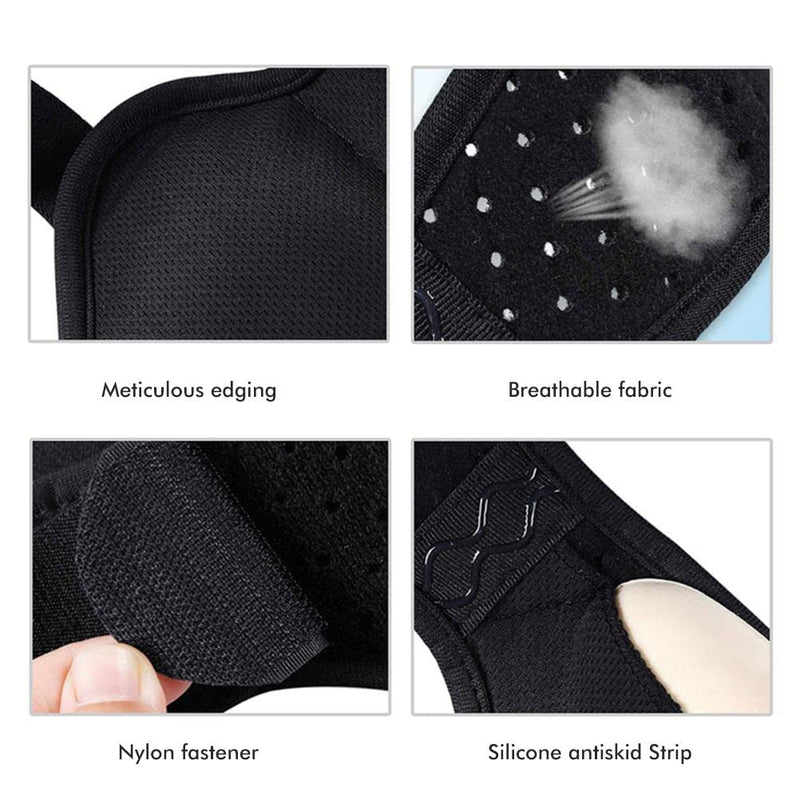 JTLB Inguinal Hernia Belt, Adjustable Compression Support for Men Women, Speeds Recovery, Preoperative Phase, Customizable Comfort, Foam Material (black #62)