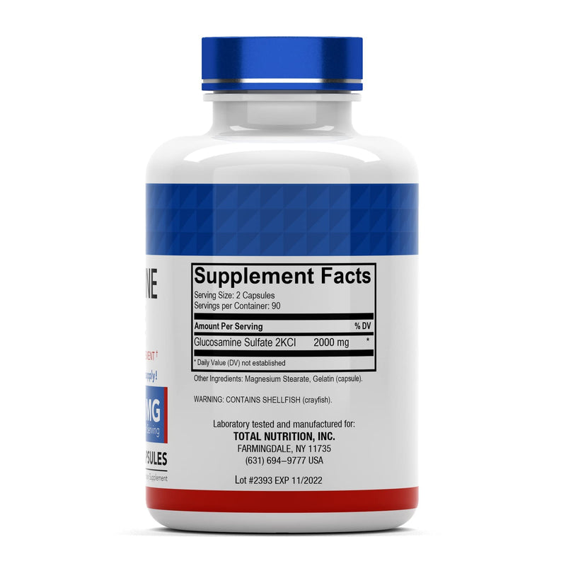 [Australia] - Glucosamine Sulfate Capsules 2000 MG (180 Count) | Joint Support* Supplement for Women & Men | Produced in The USA | Promotes Flexibility & Mobility 