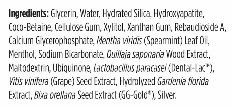 [Australia] - Designs for Health Periobiotic Silver Hydroxyapatite Toothpaste - Fluoride Free Toothpaste with Oral Probiotics with Whitening Hydroxyapatite - Supports Gum Health & Remineralization (4oz Mint) Spearmint 4 Ounce (Pack of 1) 
