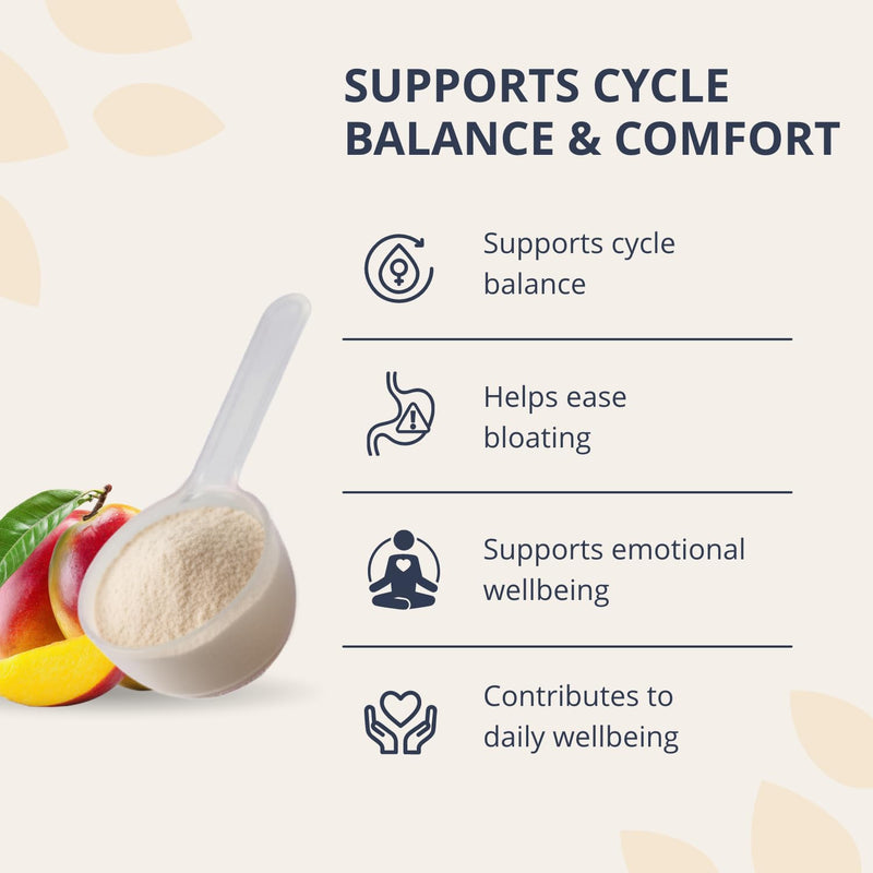 Golden Tree My Cycle Mango – Myo-Inositol Powder with Inulin, NAC, Folic Acid, Zinc, Magnesium & Chromium – Inositol Powder for Women, 180 g (30 Servings) Pack of 1